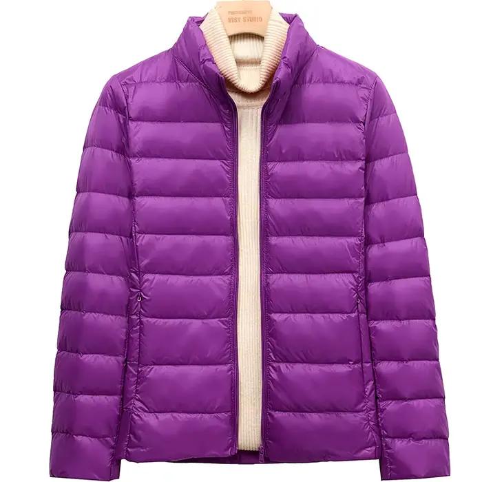 Doudoune Ultra légère et pliable pour femmes, manteau respirant résistant à l'eau et au vent, grande