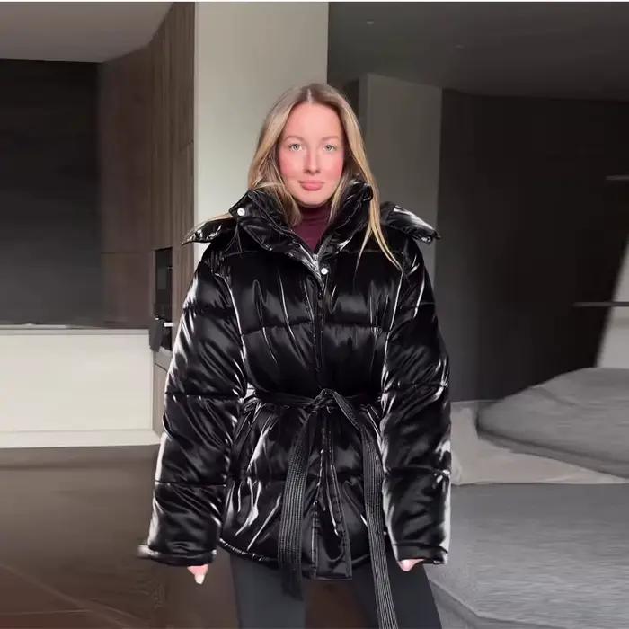Veste à capuche décontractée pour femme, simple boutonnage, poches solides, ample et épais, manteaux