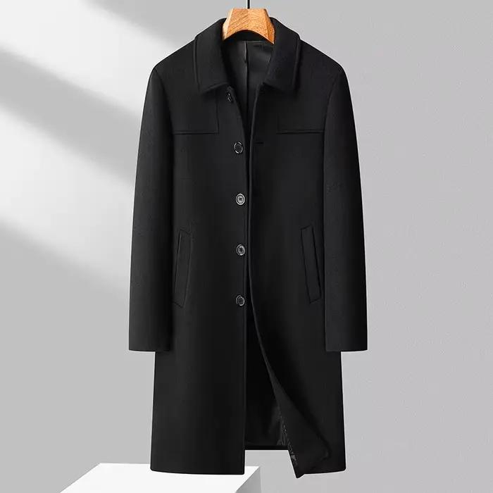 Manteaux en Laine Décontractés pour Hommes 2026 – Nouvelle Collection Automne Hiver – Vestes Longues