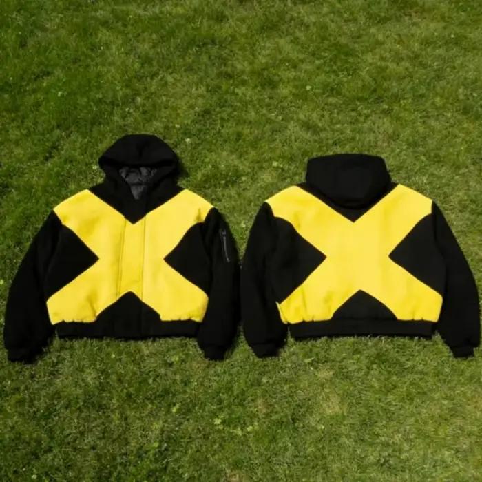 Veste pour homme de style Harajuku américain, streetwear, à blocs de couleur, fermeture éclair, manc