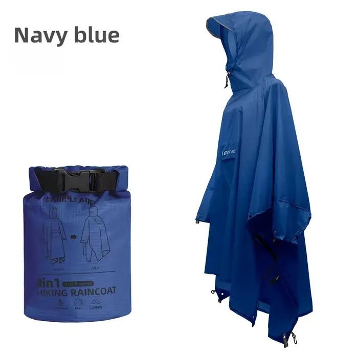 Combinaison de pluie imperméable améliorée, veste et pantalon à capuche pour la randonnée, le campin