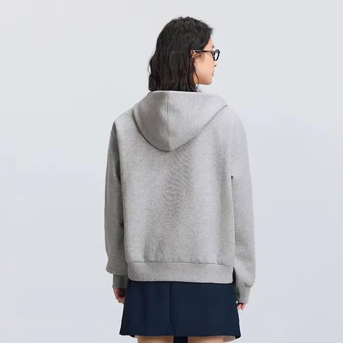 Veste Semir pour femme à capuche brodée style universitaire, nouvelle collection printemps 2025, cou