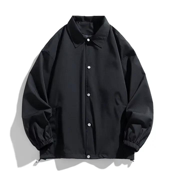 Manteau d'extérieur décontracté pour hommes, veste polyvalente, imperméable et coupe-vent, version c