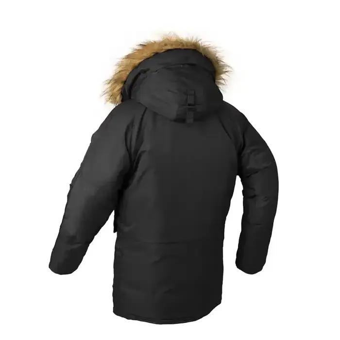 Hommes veste de survêtement manteau USA taille Parkas grande taille militaire grande taille fourrure