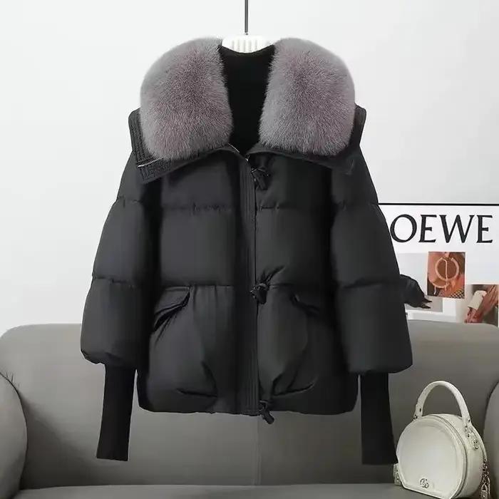 Parkas décontractés monochromes pour femmes, Doublure optique, Veste d'extérieur, Demi-saison, Pas c