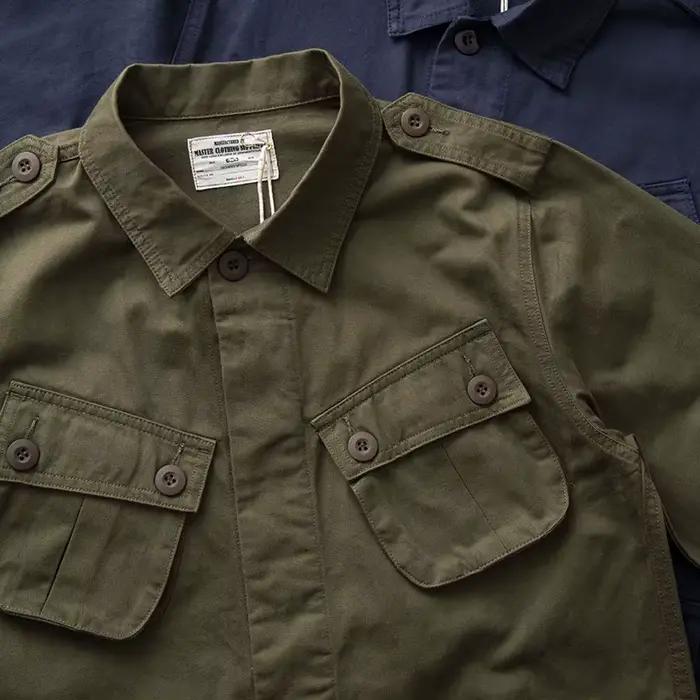 TCU-Vestes décontractées vintage américaines pour hommes, vêtements de travail, vêtements de chasse,