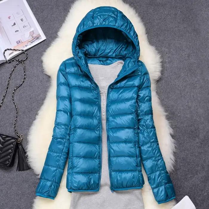 Doudoune Femme Ultra Légère, Capuche Pliable, Doudoune Femme, Manteau NikS6, Hiver, Nouveau, Printem