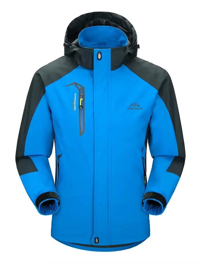 TRVLWEGO Camping randonnée veste hommes automne Sports de plein air manteaux escalade Trekking coupe