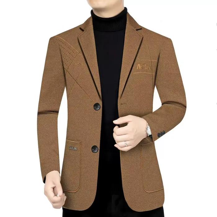 Les vestes de costume décontractées haut de gamme pour hommes pour le printemps et l'automne sont po