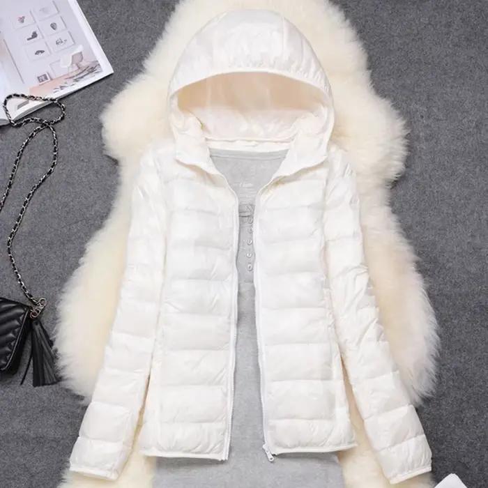 Doudoune Femme Ultra Légère, Capuche Pliable, Doudoune Femme, Manteau NikS6, Hiver, Nouveau, Printem