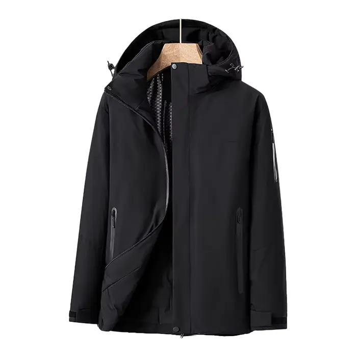 JNLN-Veste Thermique Imperméable pour Femme, Imperméable Chaud, Coupe-Vent, Randonnée, Camping, Ski,