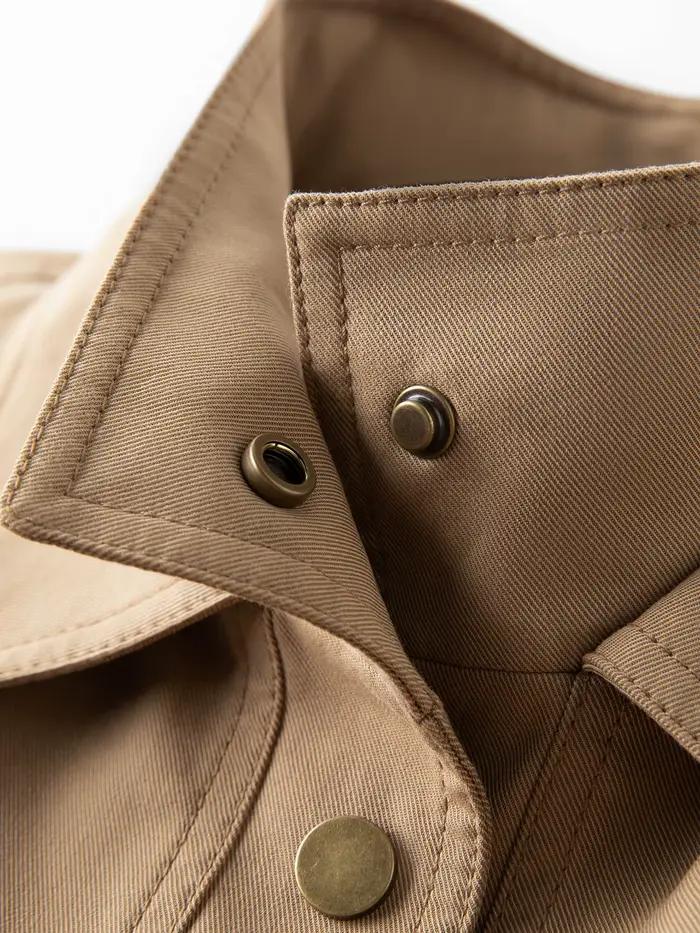 FSLE 2025 nouveau automne femmes Vintage Baren Style veste de travail surdimensionné revers manteau 