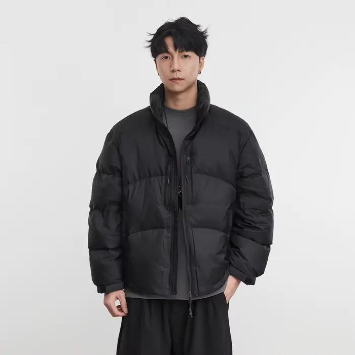 Mode homme 90% duvet de canard blanc doudoune haute puissance de remplissage épaissi vers le bas man