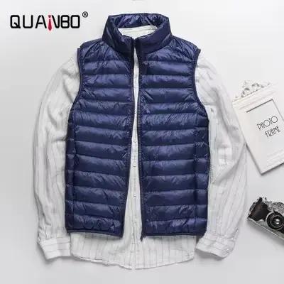 Veste bouffante sans manches pour hommes, manteau léger, résistant à l'eau, pliable, grande taille 5