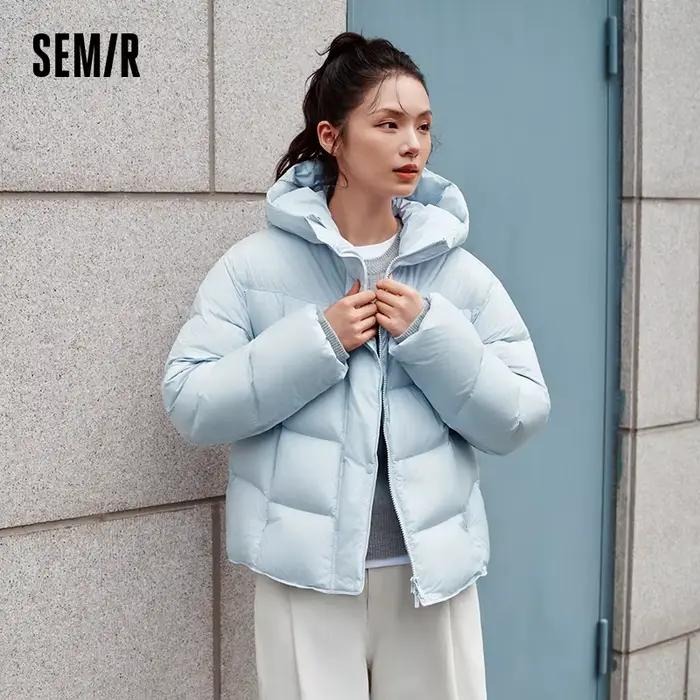 Semir doudoune femmes hiver vers le bas imperméable à l'huile résistant aux taches chauffer antistat