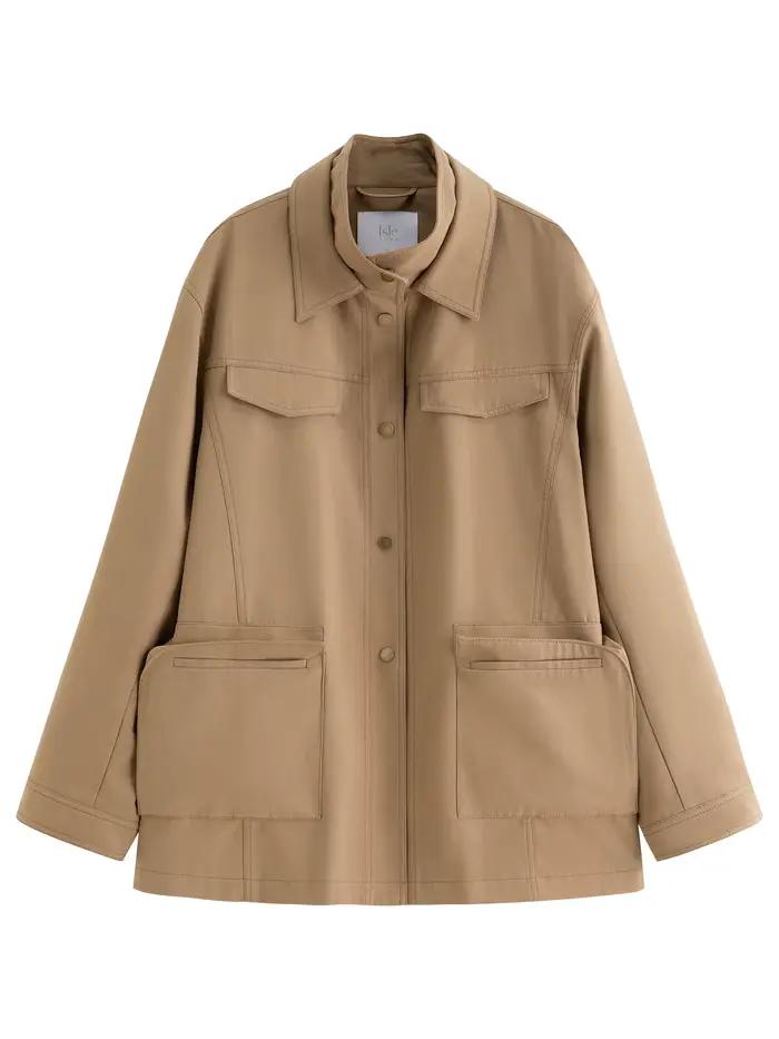 FSLE 2025 nouveau automne femmes Vintage Baren Style veste de travail surdimensionné revers manteau 