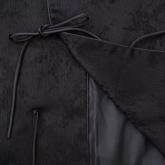 Veste chemise Jacquard de Style chinois à la mode pour femmes, haut col rond, manches longues, boucl