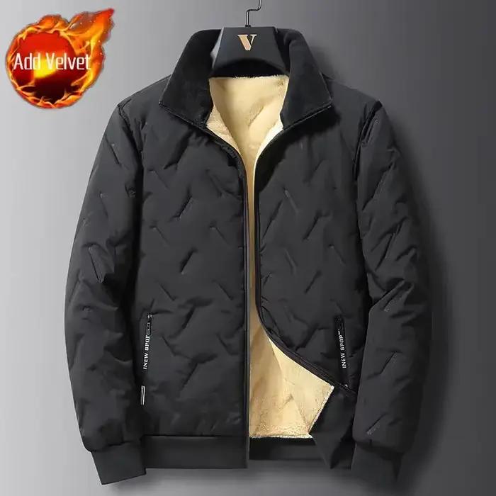 Doudoune rembourrée en agneau pour hommes, Parka décontractée, Style coréen, RapElegant, Hot Clothin