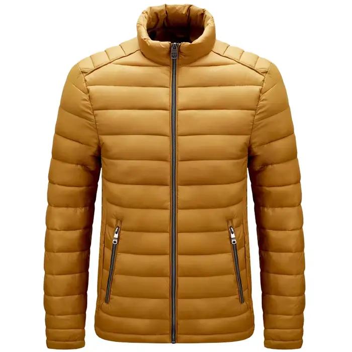 Automne hiver nouveaux hommes Parkas mode chaud col montant vestes Parkas manteau hommes décontracté