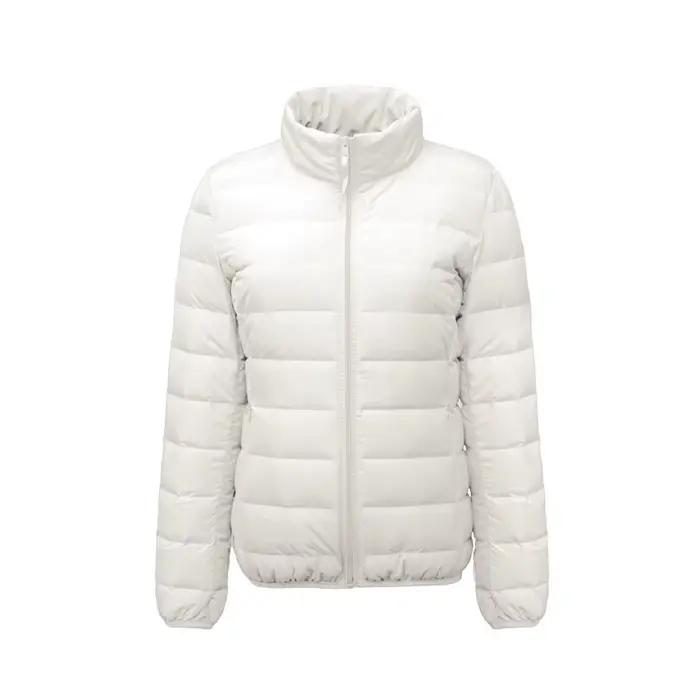 Doudoune Ultra légère pour femme, Style court, canard blanc, coupe cintrée, Portable, Slim Fit, vête