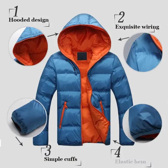 Veste Parka décontractée en coton pour hommes