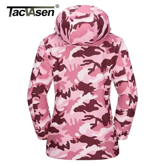 TACVASEN 3 en 1 neige montagne veste femmes manteaux d'hiver imperméable coupe-vent polaire doublé Ski randonnée vestes Parka manteaux à capuche