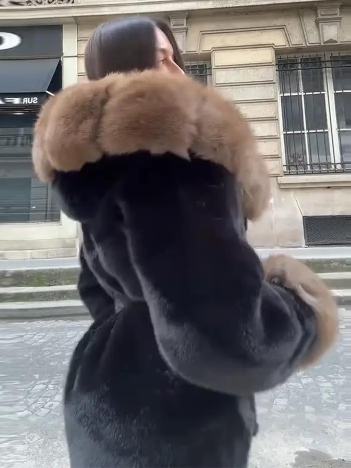Manteaux en fausse fourrure pour femmes