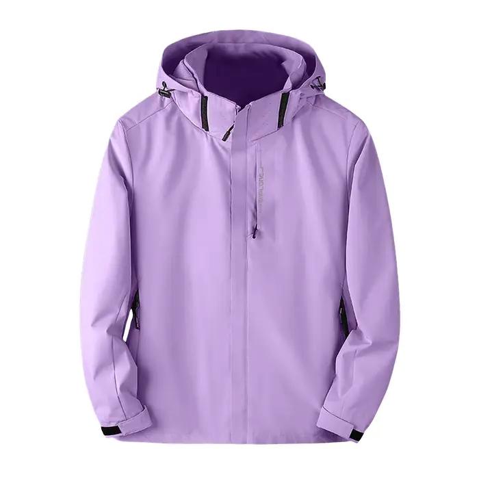 Veste coupe-vent à capuche pour femme