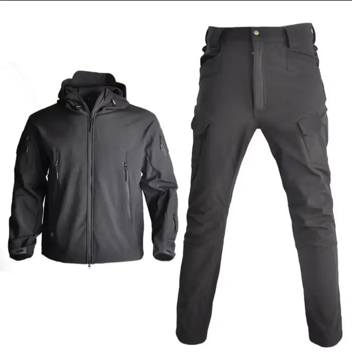 Ensemble de veste à coque souple en peau de requin TAD pour l'automne et l'hiver