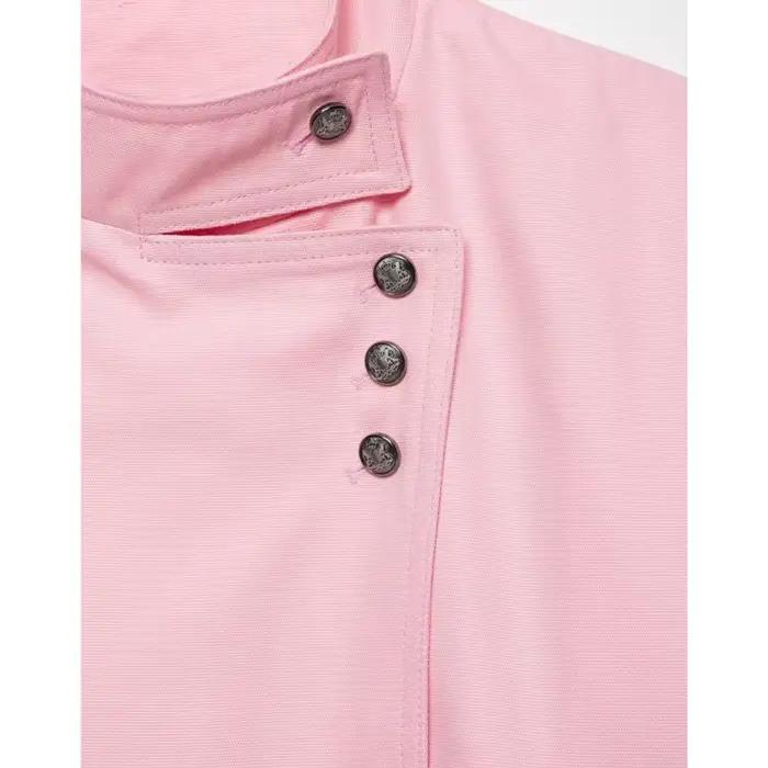 Manteau croisé pour femme, nouvelle collection Printemps-Automne 2026, col montant, couleur unie, boutonné, chic, vêtement d'extérieur féminin