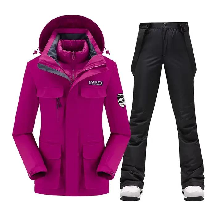 Doudoune de ski imperméable pour femme