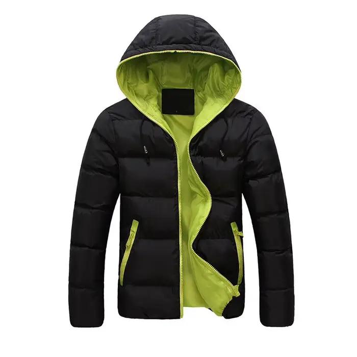 Veste chaude à capuche pour hommes