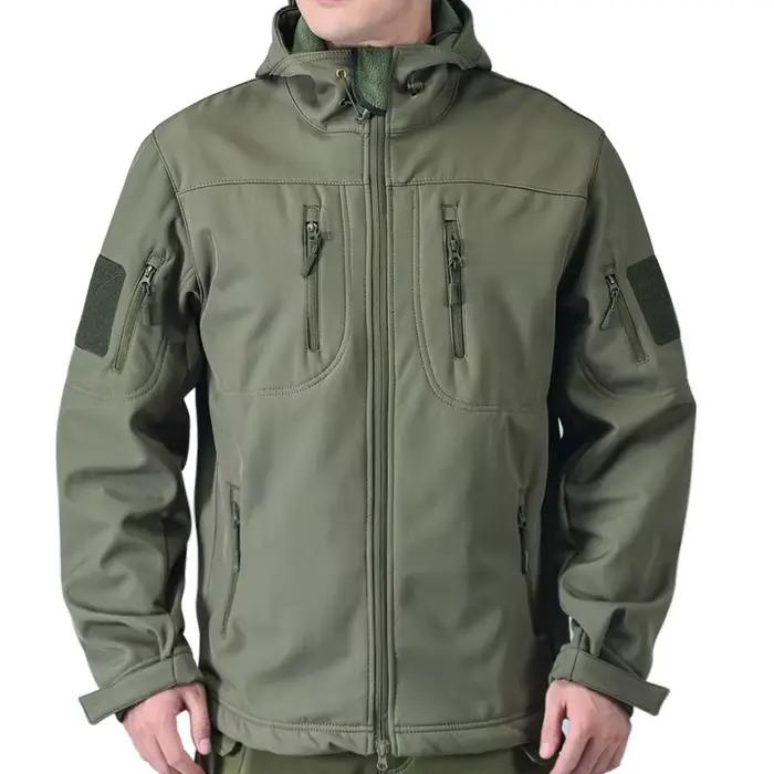 Veste tactique en peau de requin pour homme