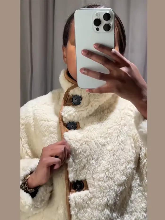 Veste Double face décontractée pour femme