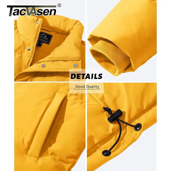 Vestes matelassées à col montant pour hommes
