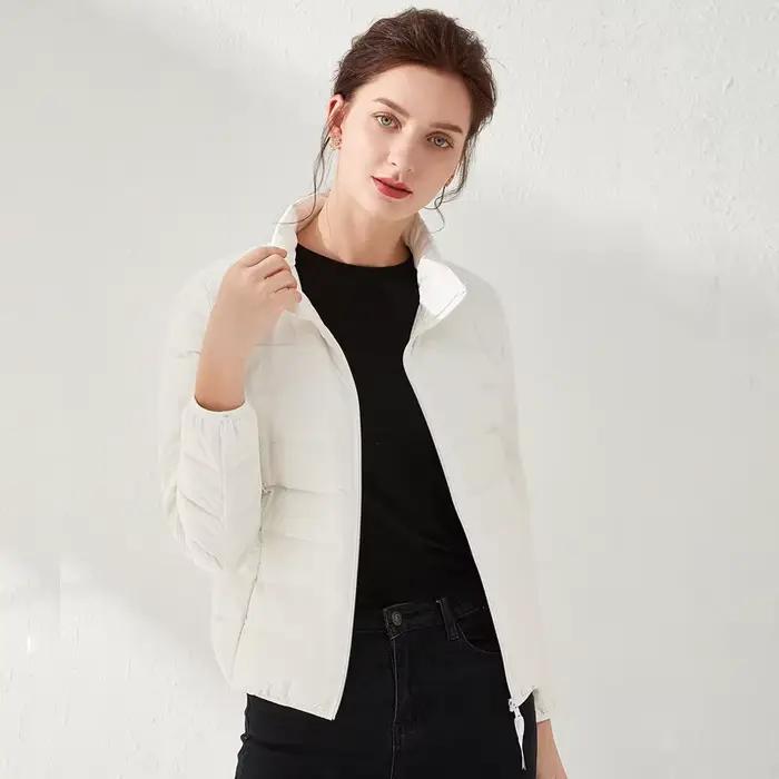 Veste en tissu mat pour femme