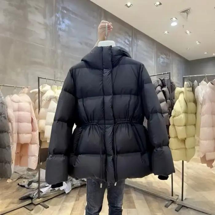 2025 nouvelle veste d'hiver en coton à taille pour femmes veste en coton chaud à la mode et polyvalente