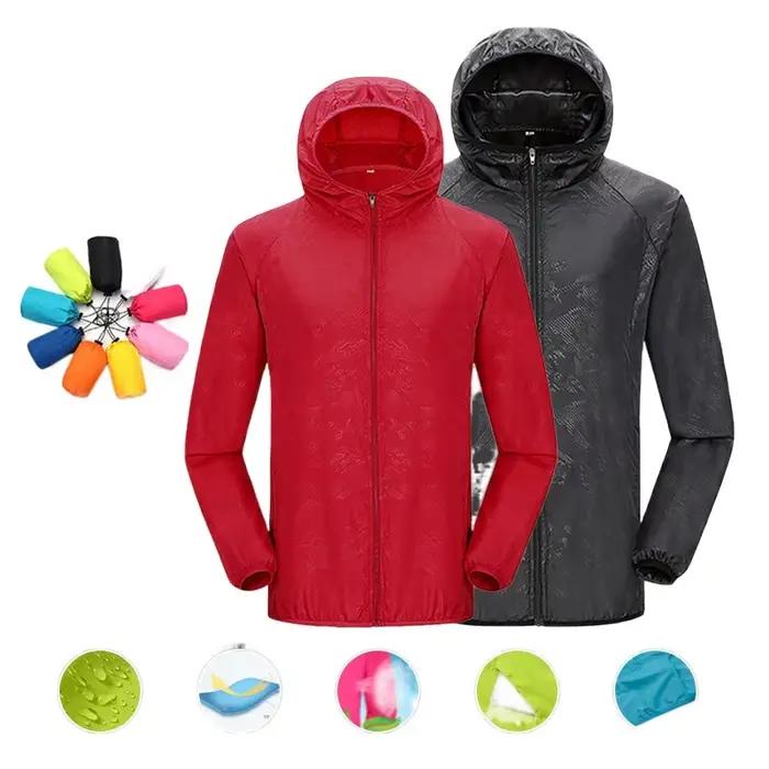 Veste d'extérieur imperméable protection solaire pour hommes et femmes, randonnée camping trekking coupe-vent séchage rapide anti-transpiration antistatique occasionnels activités en plein air