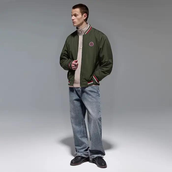 Veste décontractée homme CHCH pour printemps automne badge design vêtement extérieur polyester multifonctionnelle