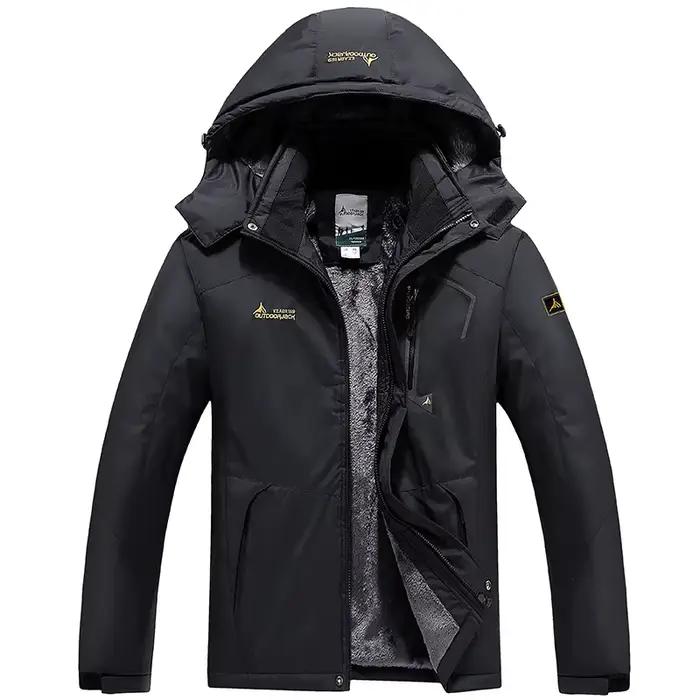 Veste en polaire épaisse pour l'hiver, imperméable, coupe-vent, chaude, en coton, pour hommes et femmes, couples, randonnée, escalade