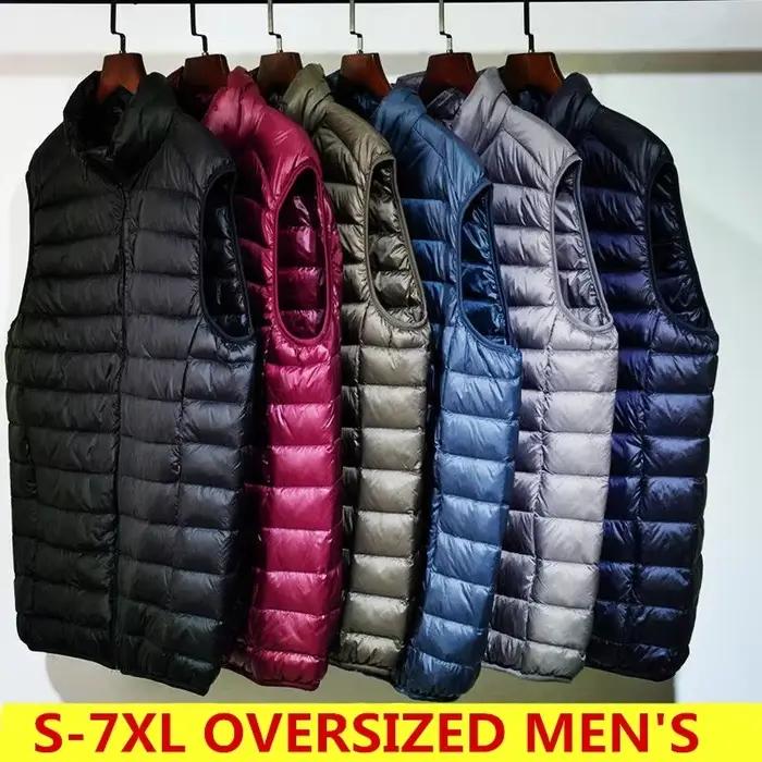 Veste bouffante sans manches pour hommes