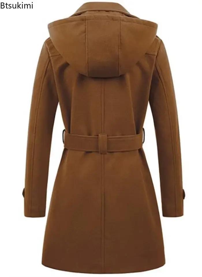 Vestes à capuche mi-longues pour femme