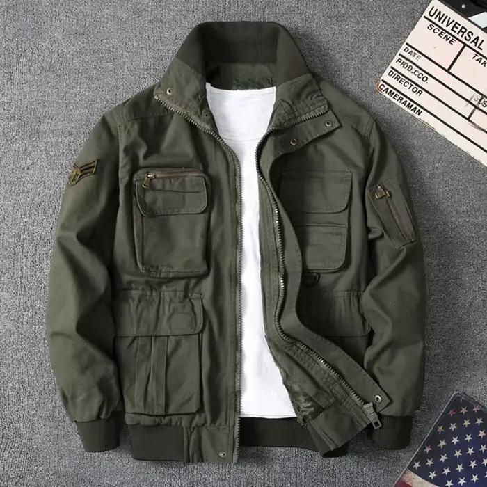 Manteau tactique de Camouflage à manches longues pour hommes