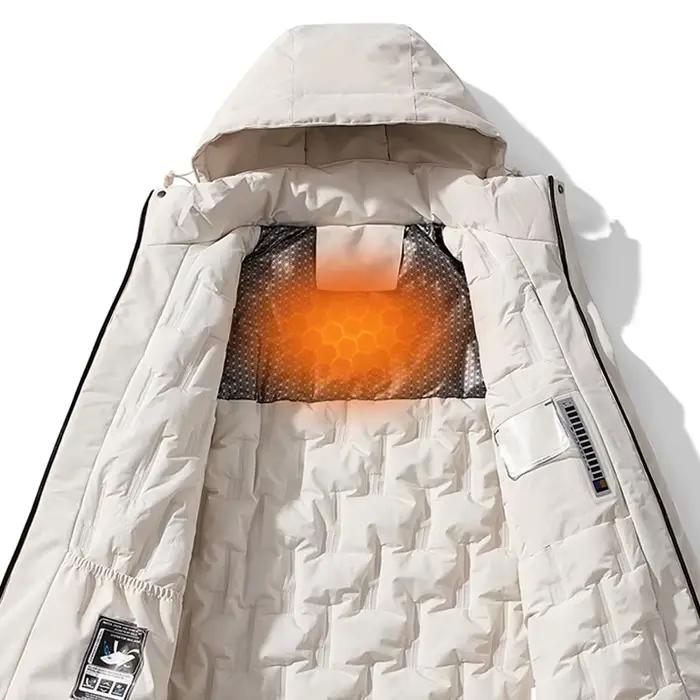 Veste thermique imperméable pour femme résistante au froid, coupe-vent, anti-transpiration, polyvalente pour camping, randonnée, ski et escalade