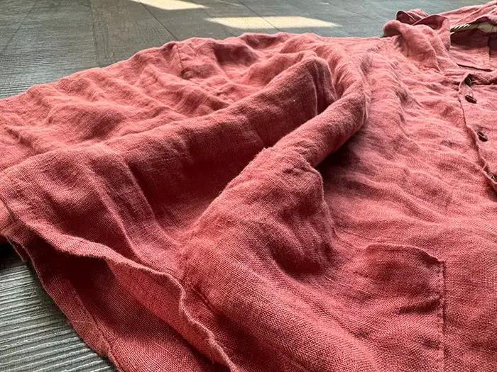 Veste ample à capuche en lin pour femmes