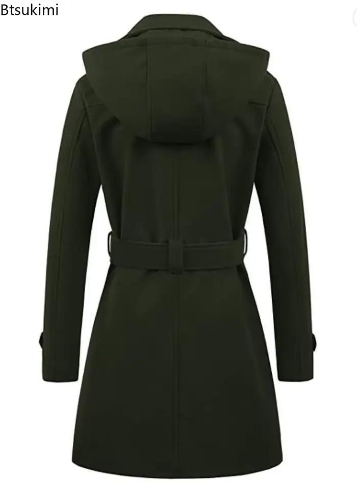 Vestes à capuche mi-longues pour femme