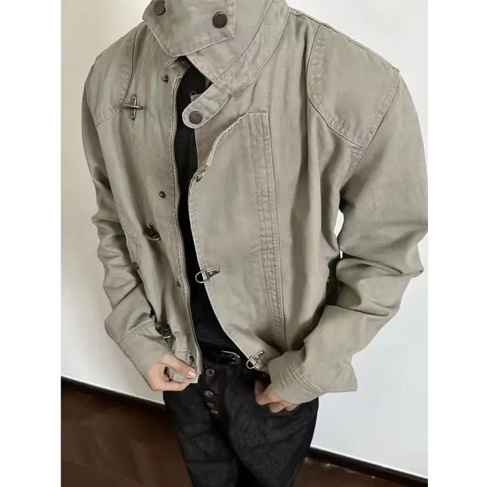 Veste noire Vintage américaine pour femmes