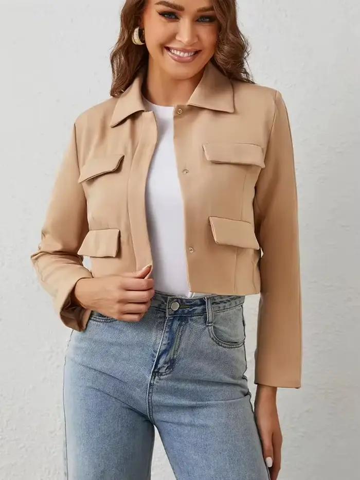 Veste rouge + noire pour femmes