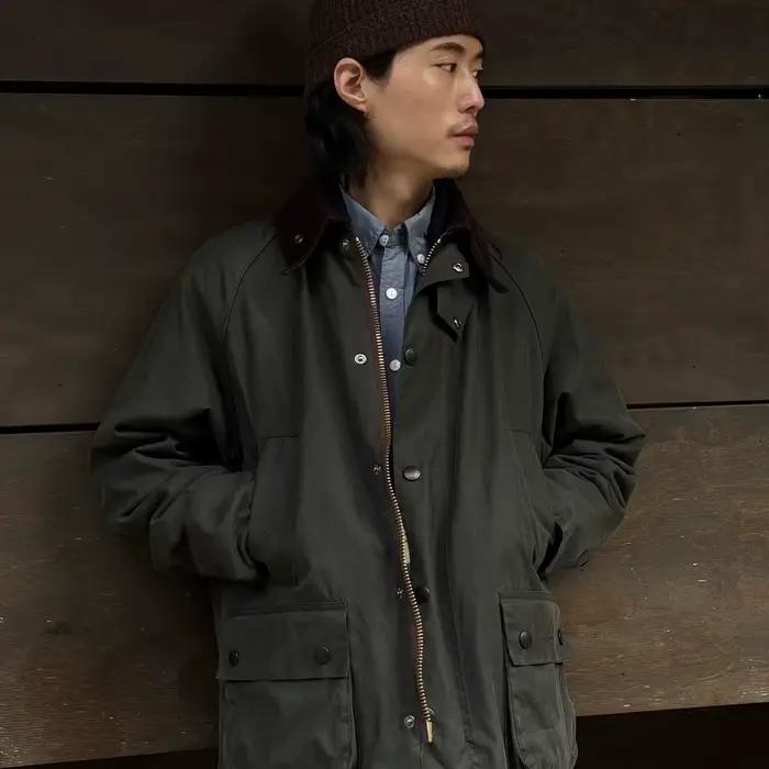 Bedale Oil Wax Même veste pour hommes et femmes