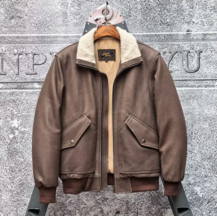 Veste d'hiver marron pour hommes